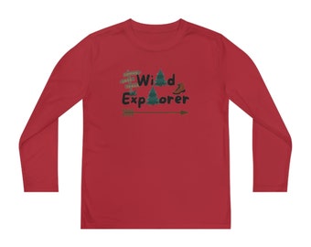 Wild Explorer T-shirt met lange mouwen voor jongeren