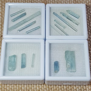 Aquamarine - Raw aquamarine crystals from Vietnam, rough aquamarin, aquamarin bar, aquamarin crystal, aquamarin stick