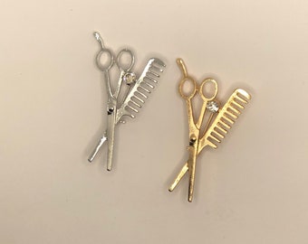 Hairdresser gifts personalised teacher gift hair stylist pin brooch