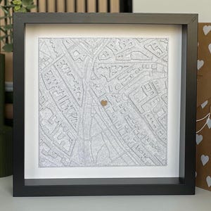 Mappa 3D personalizzata della tua casa / Mappa della città 3D personalizzata / Decorazione murale / Immagine personalizzata / Regalo di Natale per il tuo amore