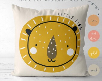 Lion Throw Pillow Etsy