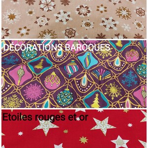 Sacs cadeaux Pochons de Noël en tissu Zéro Déchet image 4