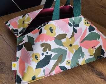 Aanpasbare stoffen taarttas, ideaal als cadeau voor Moederdag, verjaardagen en voor oma's.