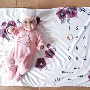 Tapis Etapes Couverture Etapes Photo Evolution Bebe Etsy
