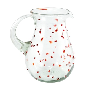 Glaskrug DOTS red pera large 2.000ml