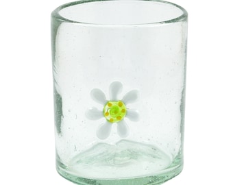 Drinking glass ICON DAISY FLOWER lowball classic 330ml