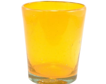 Verre à boire UNICOLOR orange lowball conique 250ml