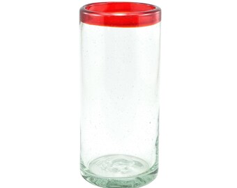 Drinking glass RIM red highball classic 330ml
