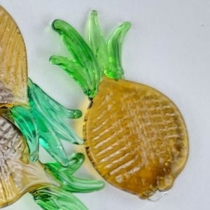 Icon Ananas / pina - Dekostein scatter decoration mouth-blown, handmade