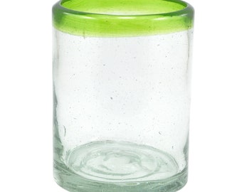 Drinking glass RIM lemon green lowball classic 330ml