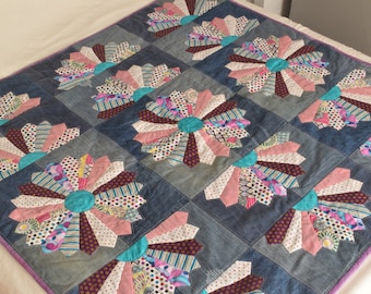 Upcylced Denim Dresden Quilt