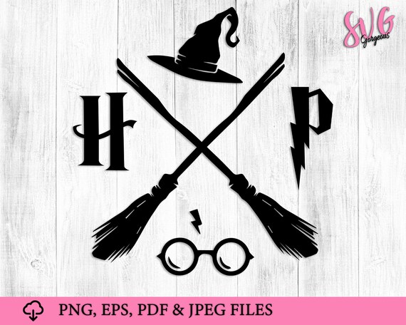 Harry Potter SVG Magic Broom Stick svg Wizard School SVG | Etsy