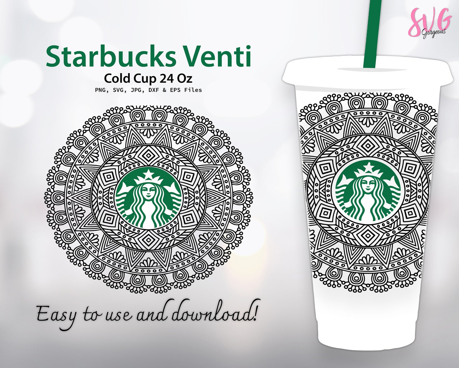 Free Free Mandala Svg For Starbucks Cup 93 SVG PNG EPS DXF File
