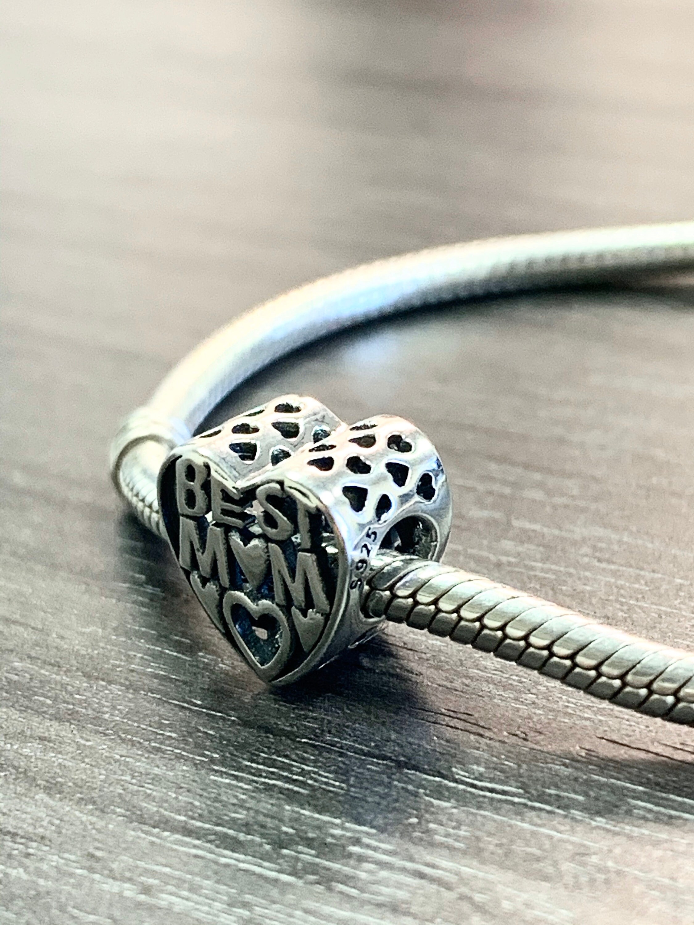 Pandora Bracelet Charms Beads / BEST MOM CHARM / New / s925 Etsy