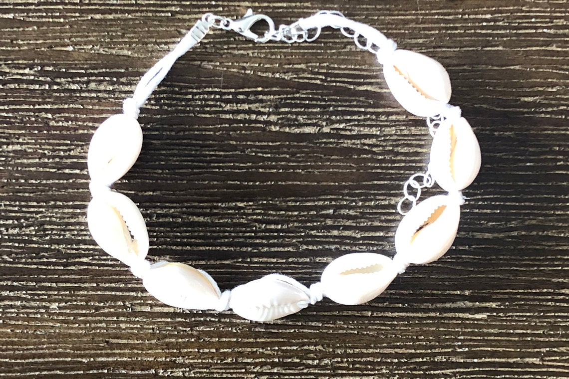Seashell Anklet Etsy
