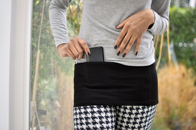Hipi flat fanny pack sleek bum bag minimalist protective Etsy