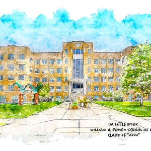 Bowen School of Law at UALR Art Prints & Ornaments, Custom Class Year, Graduation Gift