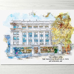 The Waters Hotel, Hot Springs, Arkansas, Arkansas Art, Arkansas Print, Arkansas Gift, Arkansas Photography