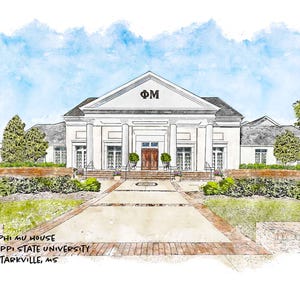Phi Mu - Kappa Alpha Chapter - Mississippi State University Art Prints & Ornaments