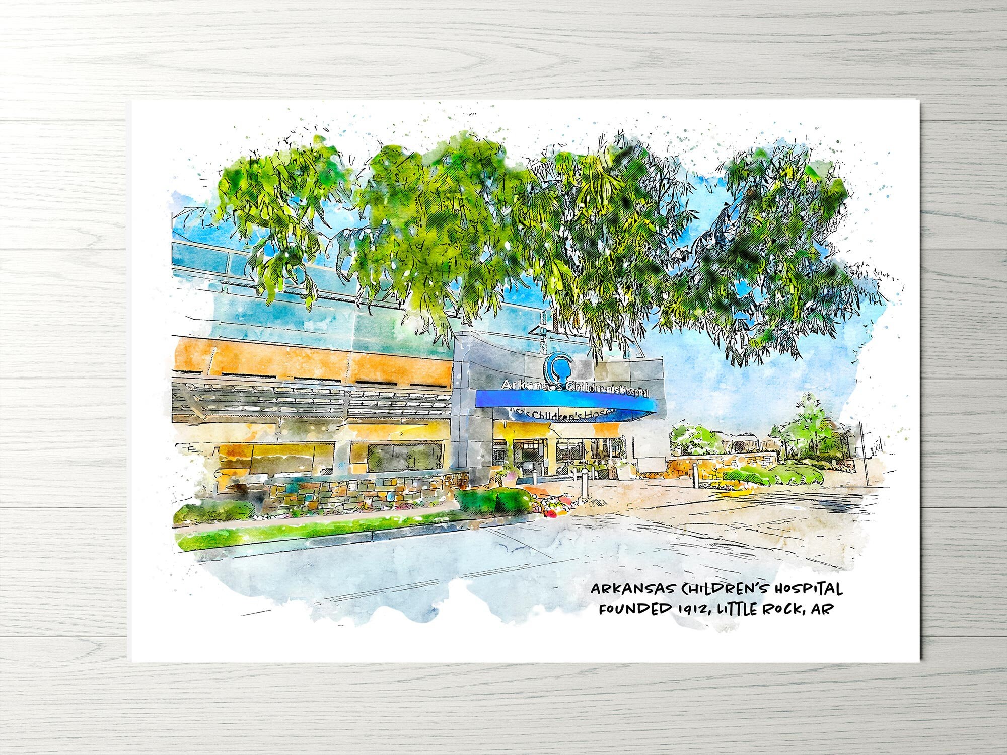 Arkansas Children’s Hospital // Art Prints • Hospital• Graduation Gift
