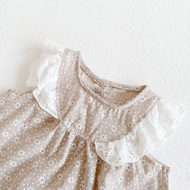 Daisy Babygirl Dress Floral Infant Girl Clothes Summer Baby Etsy