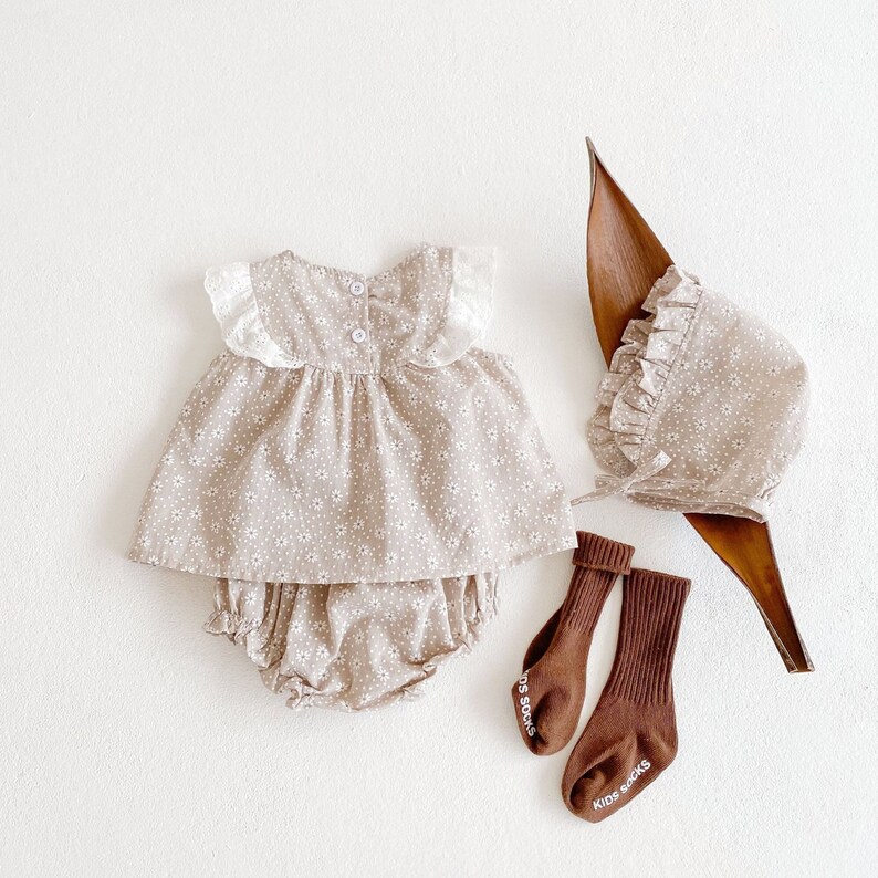 Daisy Babygirl Dress Floral Infant Girl Clothes Summer Baby Etsy