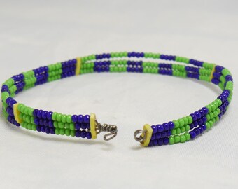 Minimalist Armreif Afrikanische Massai Perlenarmband aus Kenia, Weihnachtsgeschenke Geschenk .