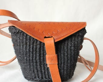 Handgewebte Afrikanische Handtaschen, Umweltfreundliche Kiondo/Chondo Korbtasche aus Kenia-Afrika