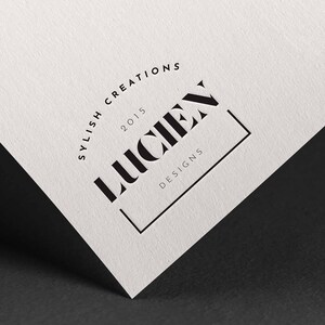 Premade Logo, Branding, Stamp Logo, Logo Design, Logo Design Custom, Premade Blogger Templates