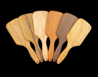 Spazzola per capelli Abby's Hairbrush Spanking Paddle: lunga 10,5" - 6 scelte di legno