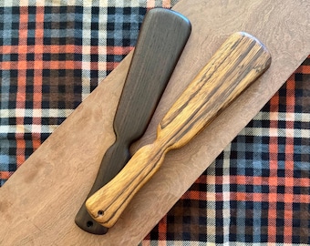 Olivia’s Old Fashioned Spanking Paddle - 13.5” Wooden Spanking Paddle for All Spanking Positions - 2 Wood Choices - Consenting Adults Only