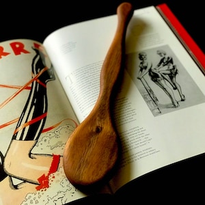 The Cruel Mistress Spanking Paddle - Handcrafted 14&quot; Spanking Paddle - Choose from 7 Beautiful Woods - Vintage Aesthetic - Adults Only