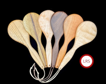 Miss Jolly Spanking Paddle - Choose from 6 elegant hardwoods - 12" paddle for all hand sizes & positions - For consenting adults only
