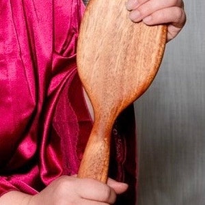 VENESUN 14inch Wood Spanking Paddle for Adult, Wooden Paddle with 5 Airflow  Holes for BDSM Sex Play