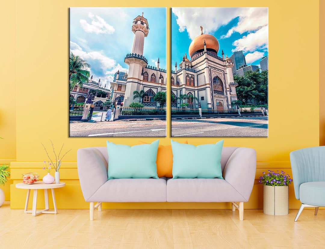 Sultan Mosque Photo Singapore City Wall Art Singapore Home Art Asia