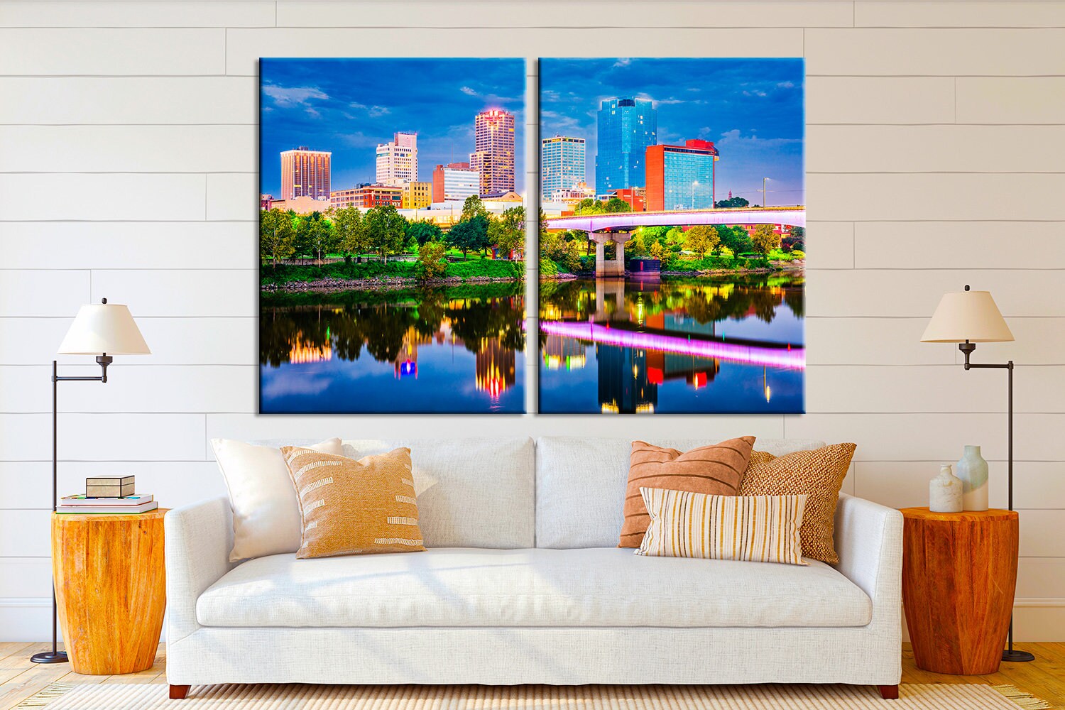 Little Rock Large Canvas Art Little Rock Gifts for Home Etsy