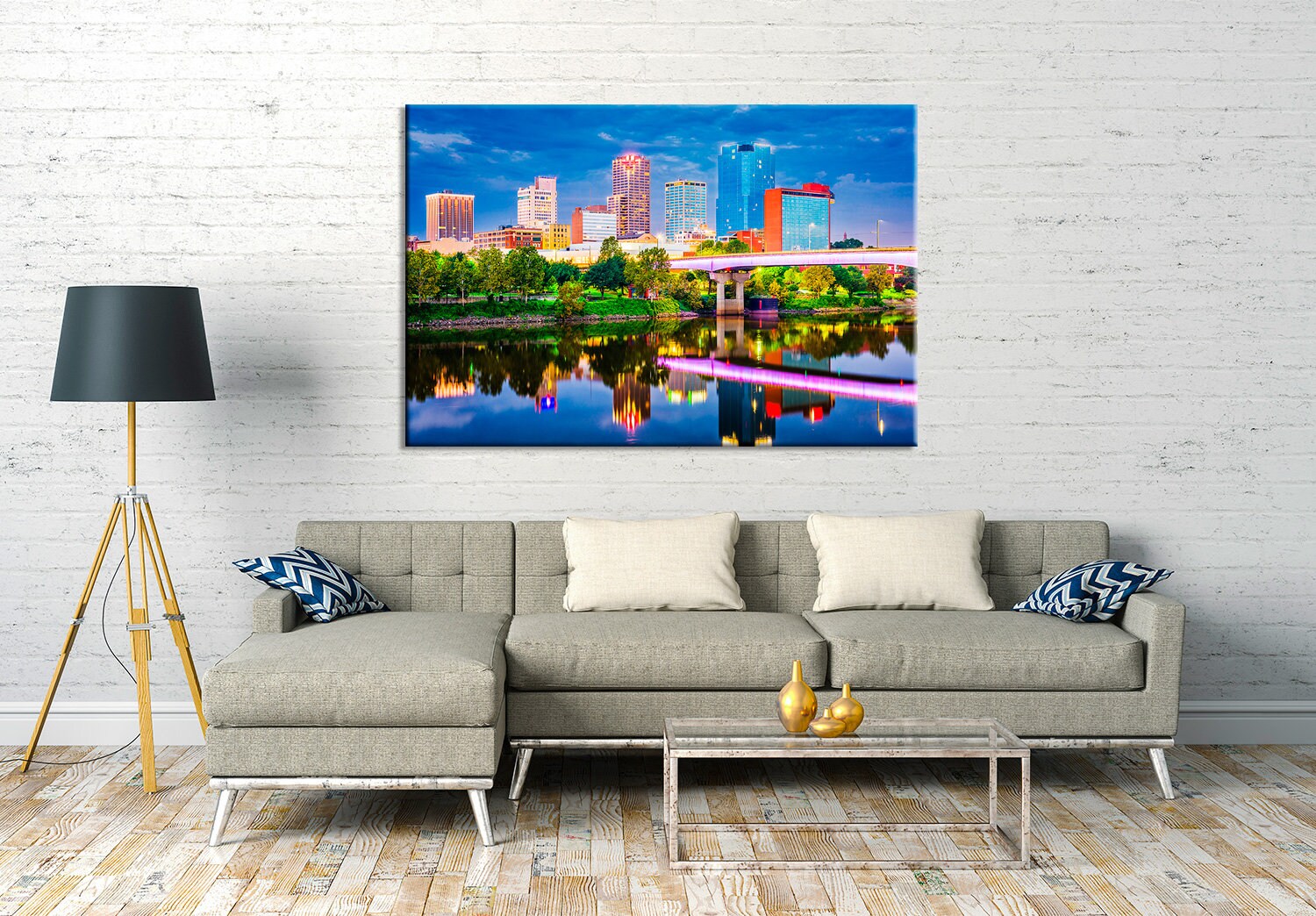 Little Rock Large Canvas Art Little Rock Gifts for Home Etsy