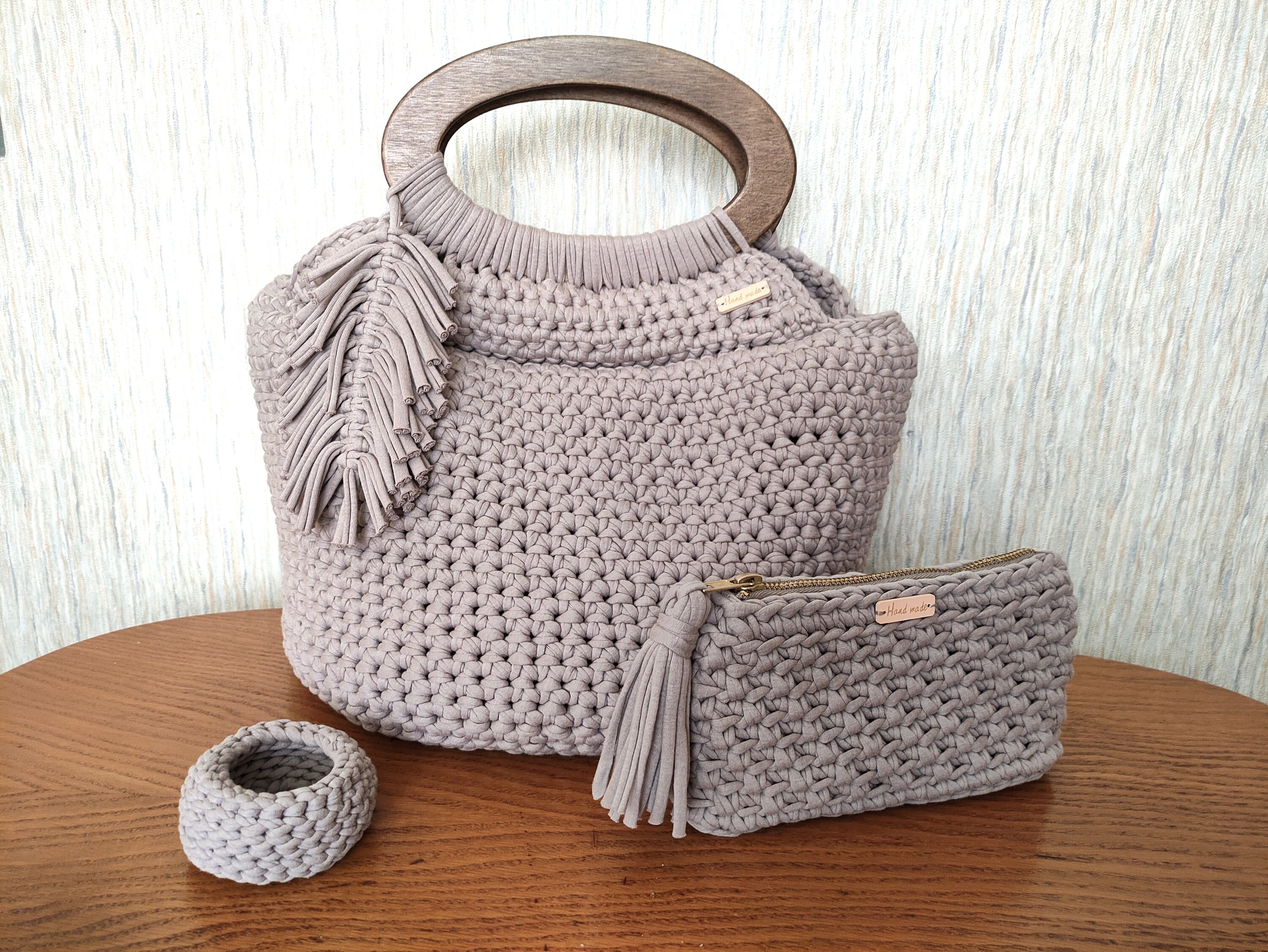 Toiletry bag women Crochet wallet or knit cosmetic bag Etsy