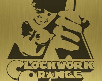 Clockwork Orange Wall Art. Movie Lover Gift, Metal Artwork. A Groundbreaking New Way to Display Your Preferred Art. Theater Decor, Poster