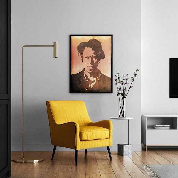 Tom Waits Wall Art. Music Lover Gift, Metal Artwork. A Groundbreaking New Way to Display Your Preferred Art. Bar, Restaurant Decor, Poster