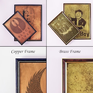 Frames for our Brass / Copper wall art series (Do not buy separately)