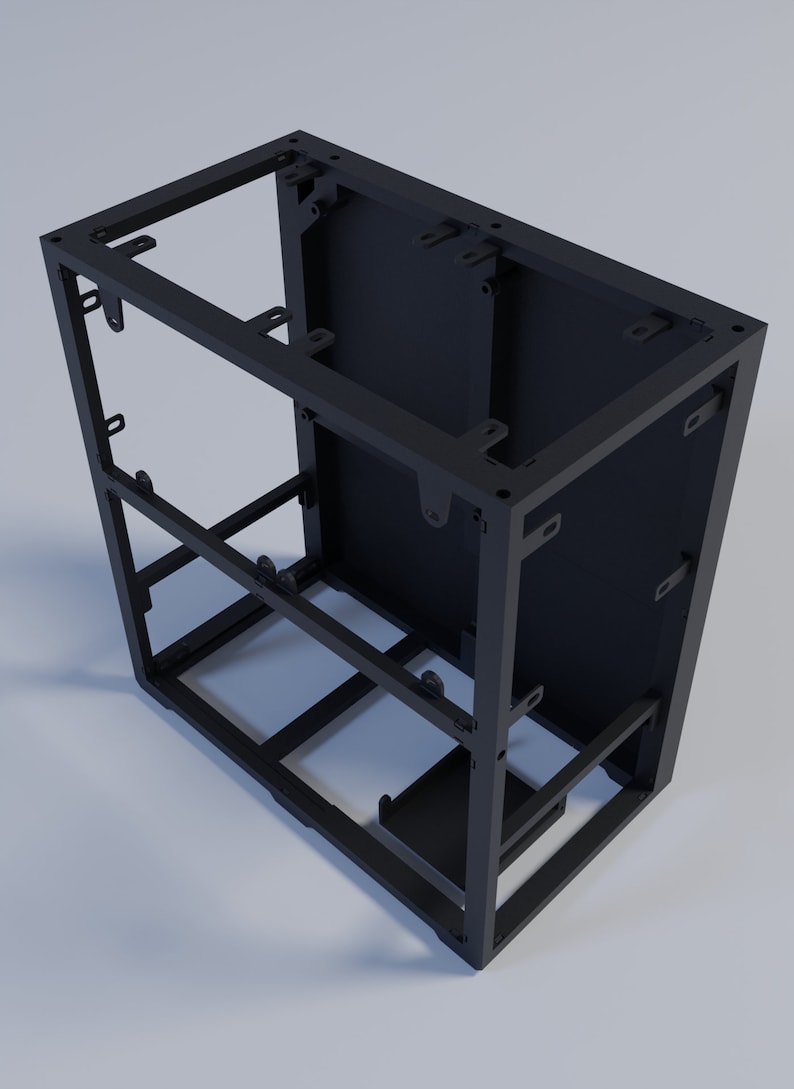 ITX Computer Case Stl for 3D Printing PC SFF 19.3L, Custom Designed