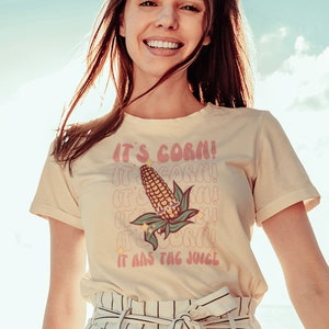 Its corn, Corn Lover, Corn Tshirt, Funny Meme Gifts, Funny Meme Shirt, Funny Saying Shirt, Trendy Shirts Fall, Corn On The Cob, Premium Tee