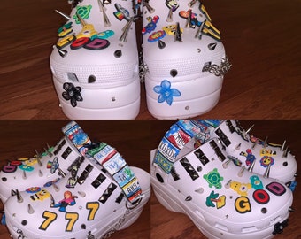 custom painted crocs