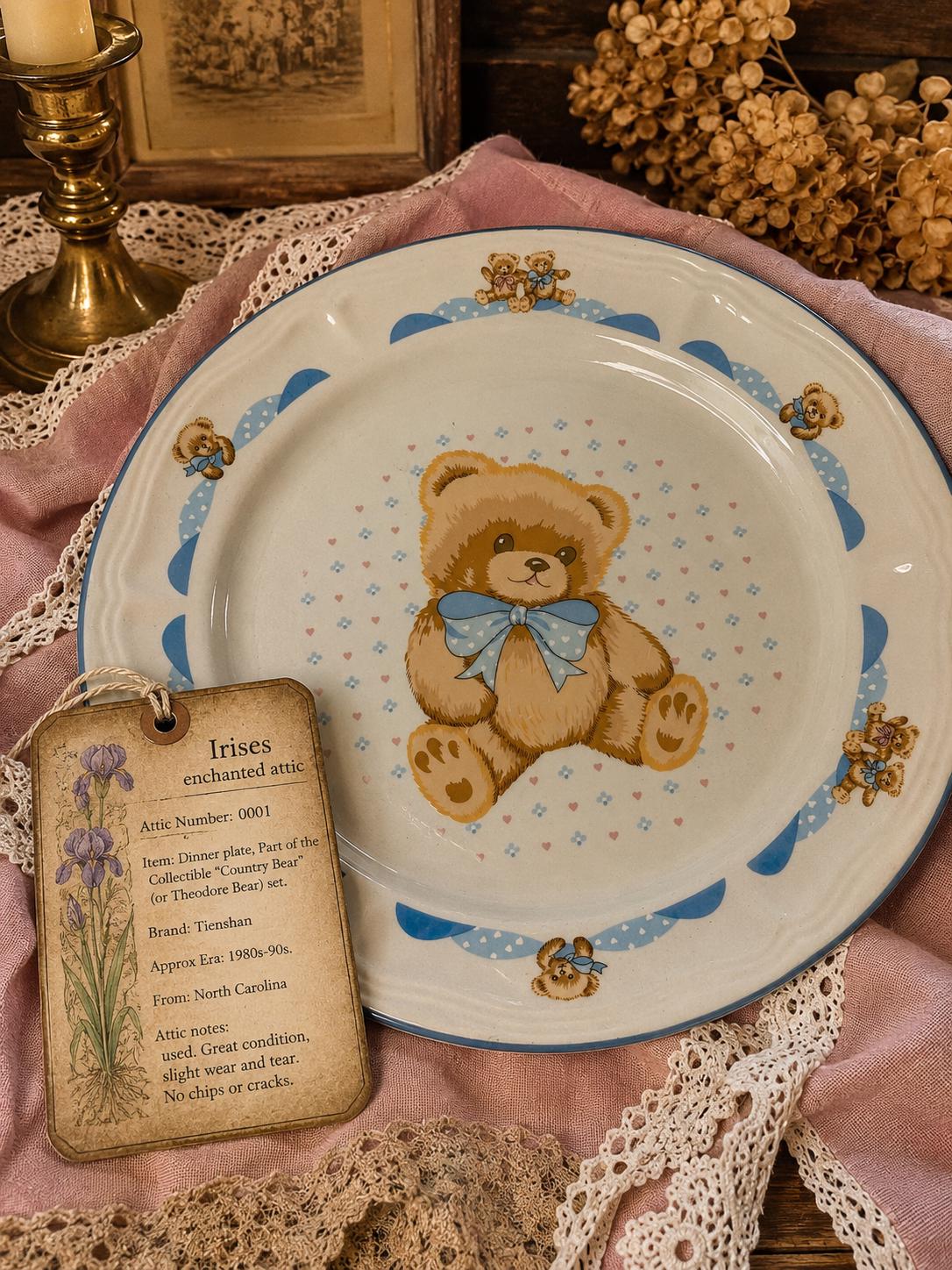 Teddybear Plate - Etsy