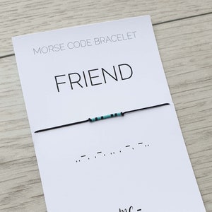 Friend morse code bracelet, Best friend gift bracelet, Morse code Jewelry, BFF Bracelet, Best friend gift, Friendship bracelets, Jewelry