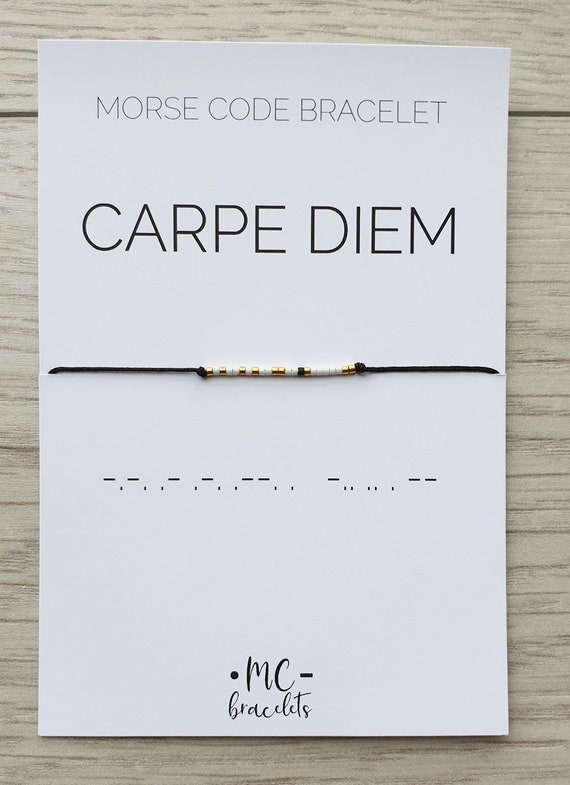 Carpe diem hotsell jewelry etsy