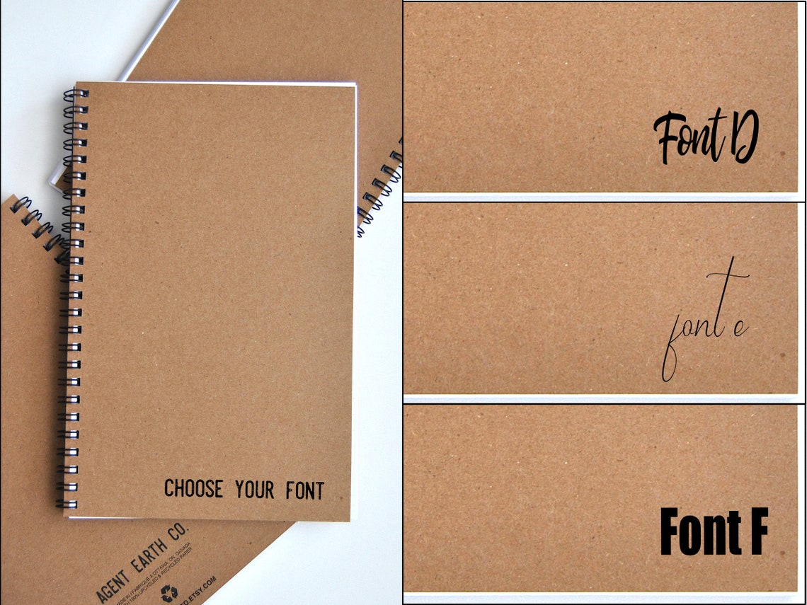 PERSONALIZED Notebook 8.5 X 5.5 Lined Paper Journal Etsy Canada