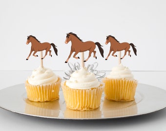 30 cheval poney stallion comestible fondant/gaufre fée cup cake toppers 30 cheval poney stallion comestible fondant/gaufre fée cup cake toppers