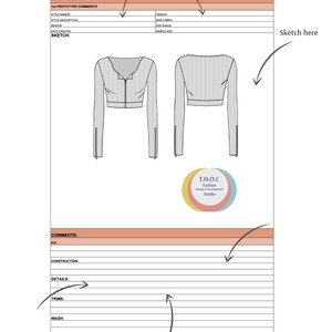 Tech Pack Sample Comments File, Excel Garment Sample Comments Sheet ...